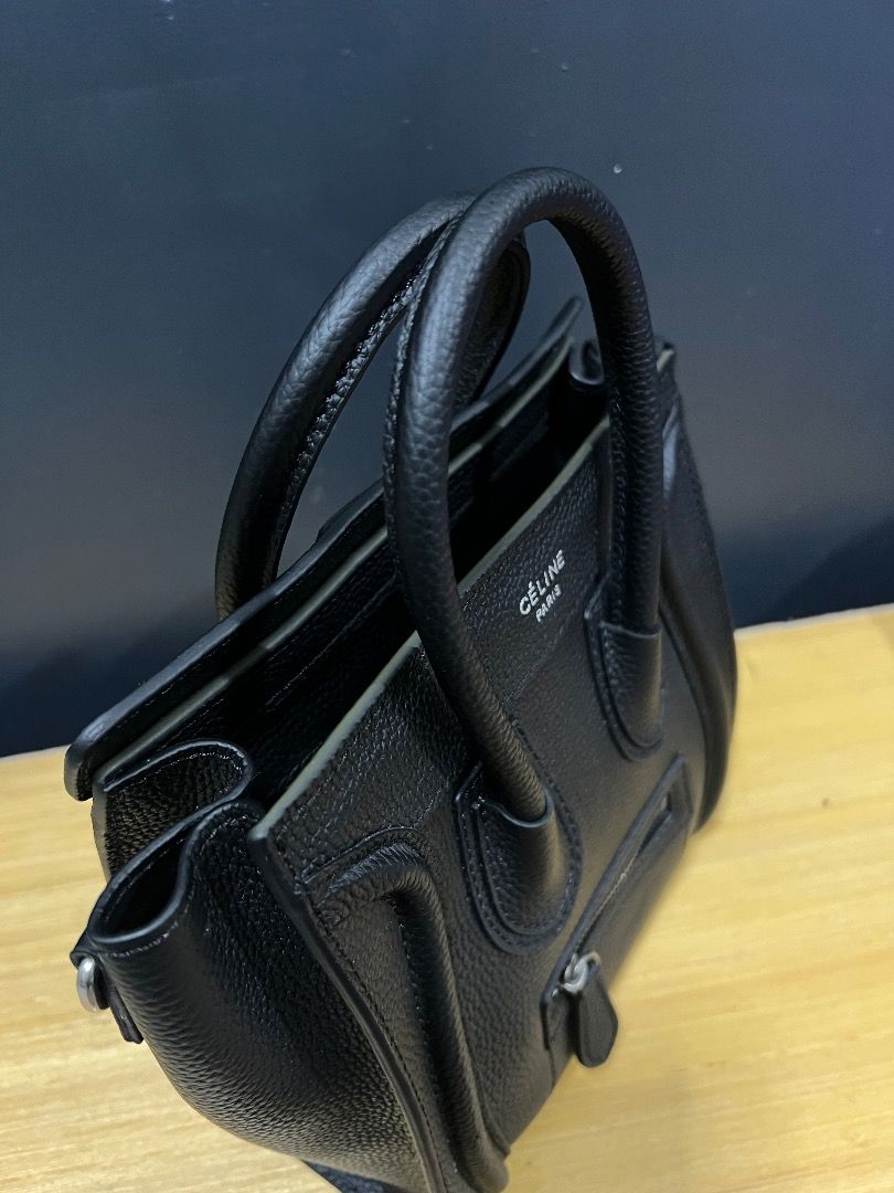Celine Nano Luggage black leather (Category: Luxury Bags & Wallets) located in Antipolo. Submitted by mjlenihcpreloved (Listing ID 1337193959, Image 2). Description: .