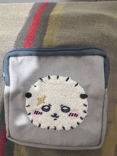 Chiikawa 可愛卡通刺繡零錢包 海獺64213876969857110