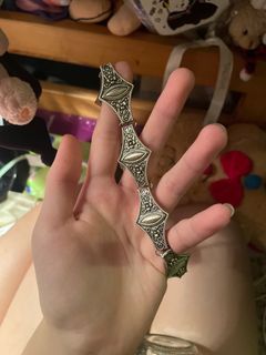 復古銀色頸鏈chocker y2k vintage64218263634433110