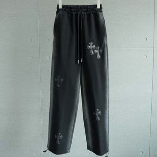 Chrome Hearts 25S/s  多十字架貼布水洗長褲 Jeans Pants64208761181187110