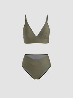 CIDER 橄欖綠比基尼64212606844546110