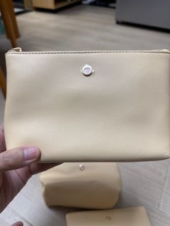 奶油色配飾石小袋64212406767489110