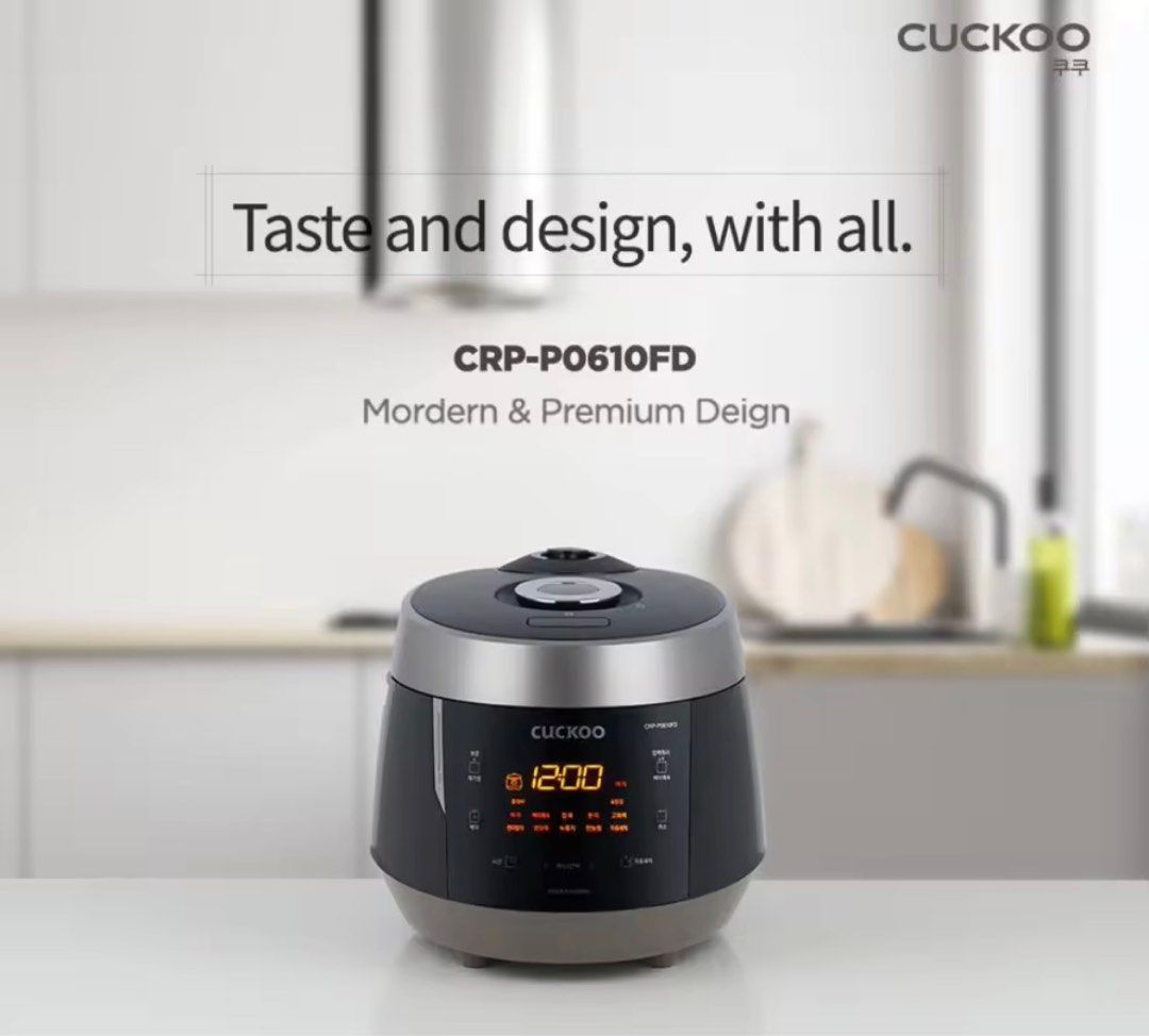 Cuckoo CRP-P0610FD Korean Electric Rice Cooker – 3L (6 cups)|$99 (U.P ...