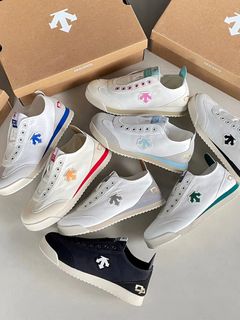 DESCENTE Chron系列迪桑特經典復古簡約透氣耐磨低幫休閒鞋帆布鞋板鞋64214532579587110