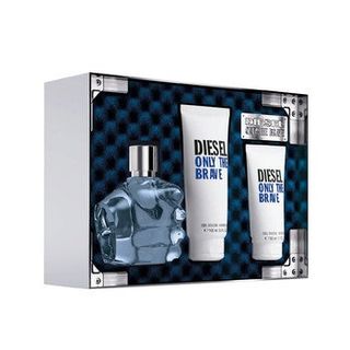 Diesel Men's Only The Brave 3pc Gift Set [Niche Fragrance] [Most Comprehensive Online] [Pre-Order from Overseas]64208317460737110