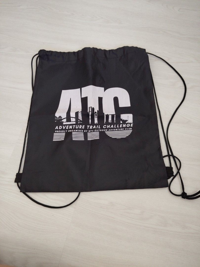 Drawstring Bag (Category: Backpacks) located in Singapore. Submitted by chillykei (Listing ID 1399120111, Image 1). Description: ATC Adventure Trail Challenge drawstring bag I don't want this anymore so I'm selling it but it is good as new.