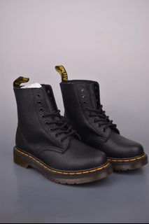 💎品質保障💎Dr.Martens 馬汀博士馬丁靴 1460經典款8孔系列黑色硬皮64214306792834110