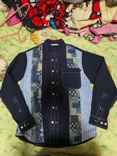 Ed Libs 拼布設計襯衫 XS64215940513666110