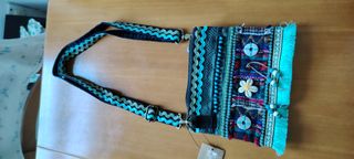 繡花斜孭袋配綠松石裝飾64206800743681110