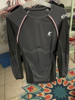 European outlet long sleeved sports shirt gym workout running yoga top pink grey black 長袖跑步瑜伽運動衫 速乾上衣 粉紅灰色64216902347139110