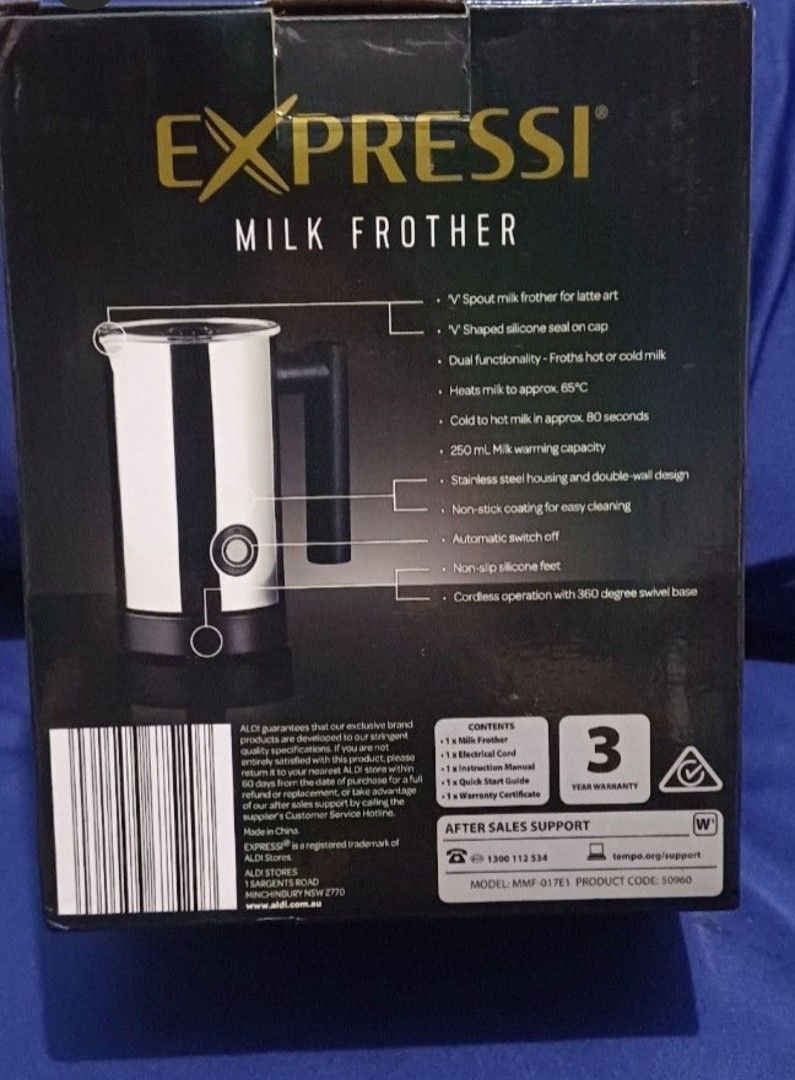 Expressi Milk Frother (Category: Coffee Machines & Makers) located in Marikina City. Submitted by dolliesandpastels (Listing ID 1399174429, Image 3). Description: Expressi Milk Frother working perfectly 220v.