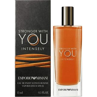 Giorgio Armani Men's Emporio Armani Stronger With You Intensely EDP Spray 0.5 oz Fragrances [Niche] [Most Comprehensive Online] [Pre-Order from Overseas]64207221431681110