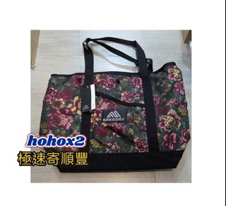 【🈶現貨】GREGORY TEENY TOTE V2 14L綠花手拿袋64213876984067110