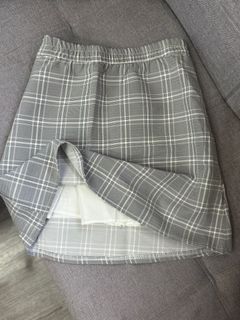 灰色格子裙64207222785793110