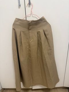 GU杏色 長裙 傘裙64216902732929110