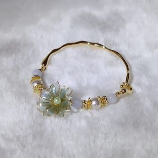 🌟handmade🙌🏻手工銅線花樹脂太陽花手鐲64213023248515110