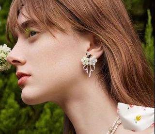 💎誠信賣家💎HEFANG Jewelry · 絲帶花束耳環64213877357569110