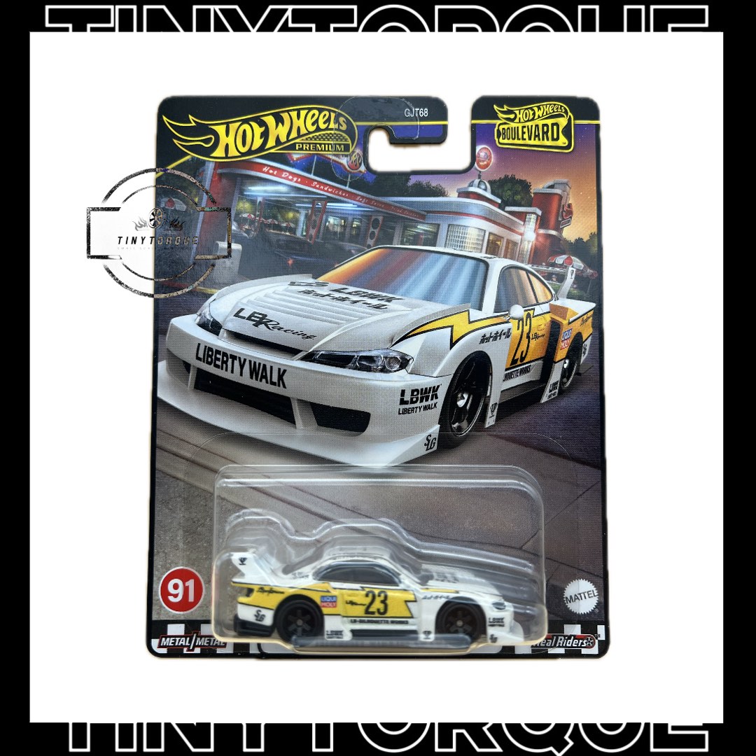 Hot Wheels Premium Boulevard LBWK Nissan Silvia S14, Hobbies & Toys ...