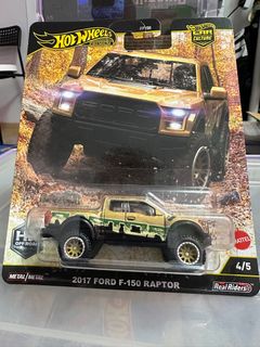 Hot Wheels '17 Ford F-150 Raptor Hotwheels Forza Motorsport Green