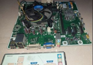 HP IPISB-CU Rev:2.00 mATX Motherboard w/ Core i5-2400 CPU + I/O Shield + heatsink fan + WIFI CARD Only. (Comes with WIN 10 HOME Digital Activation)64211996112897110