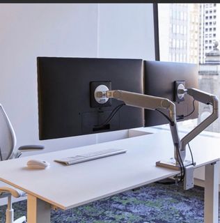 HumanScale M2.1 Dual Arm Dual Monitor Mount64215450694017110