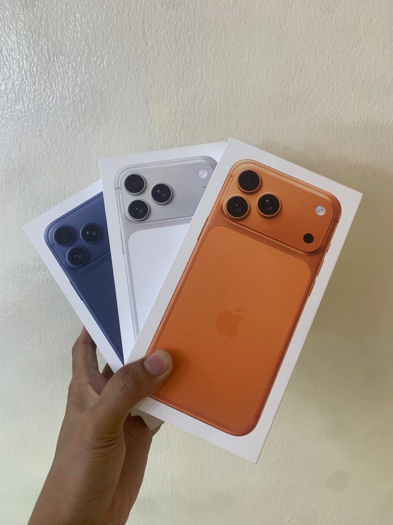 Iphone 17 pro max 256gb,512gb,1TB and 2TB (Category: iPhone 17 Series) located in San Juan City. Submitted by rodelmarllemit (Listing ID 1399095943, Image 1). Description: BRAND NEW IPHONE 17 PRO MAX 256gb 512gb 1 TB 2 TB 1 year warranty 7 days replacement Mode of Payment: •Cash •Bank Transfer •GCash & Maya Installment: •Credit Card •Ggives •Cash on Delivery •Shipping •Meet Up •Trade In You can visit our Physical store in Stall number Y-21 Aquari