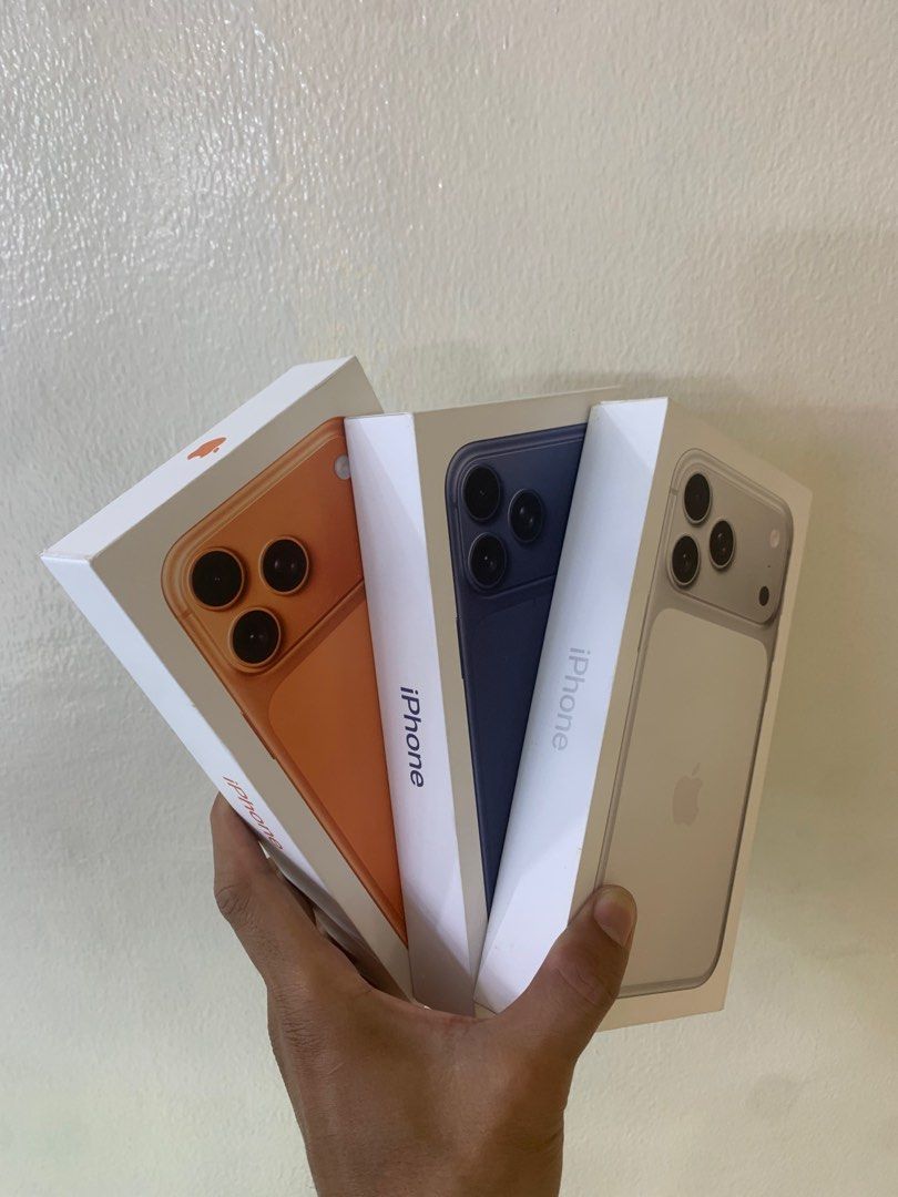 Iphone 17 pro max 256gb,512gb,1TB and 2TB (Category: iPhone 17 Series) located in San Juan City. Submitted by rodelmarllemit (Listing ID 1399095943, Image 3). Description: BRAND NEW IPHONE 17 PRO MAX 256gb 512gb 1 TB 2 TB 1 year warranty 7 days replacement Mode of Payment: •Cash •Bank Transfer •GCash & Maya Installment: •Credit Card •Ggives •Cash on Delivery •Shipping •Meet Up •Trade In You can visit our Physical store in Stall number Y-21 Aquari