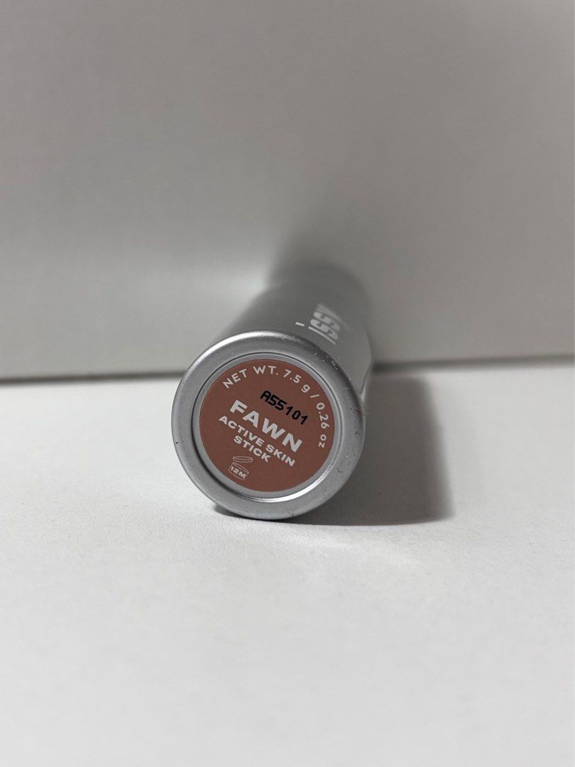Issy & Co. Active Skin Stick - Fawn (Category: Makeup) located in Pasig City. Submitted by anne.rae (Listing ID 1399175058, Image 3). Description: Bought and opened 09-09-25 Used three times total No box, lightly used - Issy & Co. Active Skin Stick in Fawn - Stick foundation - Shade: Fawn - Net weight: 7.5 g / 0.26 oz - Product code: AS5101 - Silver tube packaging.