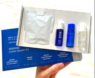 🈹專櫃正貨🛍️二折特價組✨KOSE 雪肌精 🛍️ 【香港專櫃】✨雪肌精4件旅行套裝 Sekkisei Lotion Sample Kit✨ (色括: 面膜 1片+ 化妝水 9ml+ 精華水 9ml+ 低敏化妝水 9ml)🌸讓每天晨起都有「睡飽發光肌」💎 立體光澤💎✨keep住靚靚✨易攜帶🛍️專櫃原價450,折後6064207654693378110