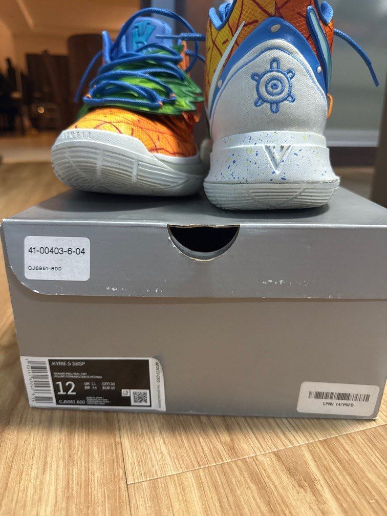 kyrie spongebob, Men's Fashion, Footwear, Sneakers on Carousell