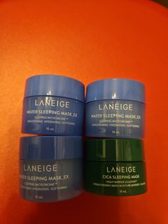 Laneige 水亮保濕睡眠面膜及積雪草修護睡眠面膜64213241860225110