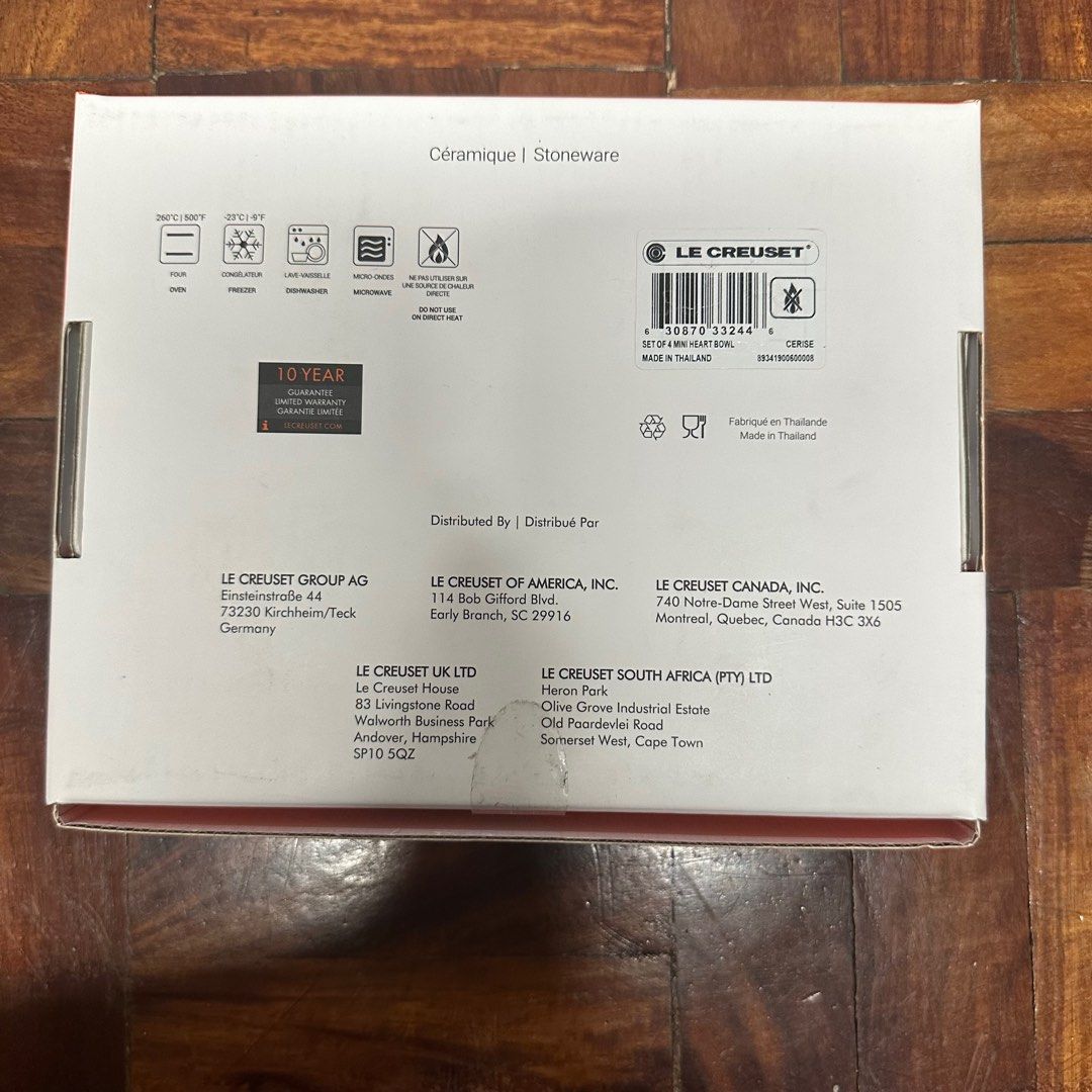 Le Creuset Mini Heart Bowls (Category: Other Kitchenware & Tableware) located in Quezon City. Submitted by blankiev (Listing ID 1399151676, Image 3). Description: RFS don’t use it declutter extra pasalubong from the US Guaranteed Authentic Original MOP Gcash GoTyme BDO MOD Lalamove JNT SCO.