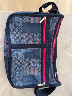 LeSportsac 藍色拼布斜孭袋64209639908993110