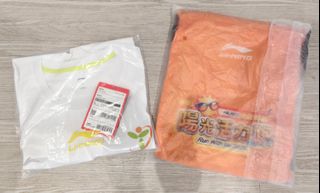 Li-Ning 李寧陽光活力跑 T恤及束口袋64212189670787110