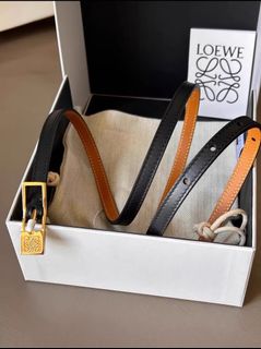 🌟Official Website Authorized Seller🌟LOEWE Women's Slim Belt 1.0cm Width64218263826689110