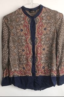 Massimo Dutti 花紋女襯衫64210052617859110