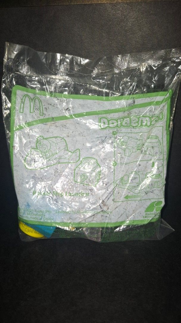 McDonald's Doraemon Happy Meal Toy (Category: Character Goods) located in Taguig. Submitted by eagallano (Listing ID 1399093799, Image 1). Description: - Sealed McDonald's Doraemon toy. .