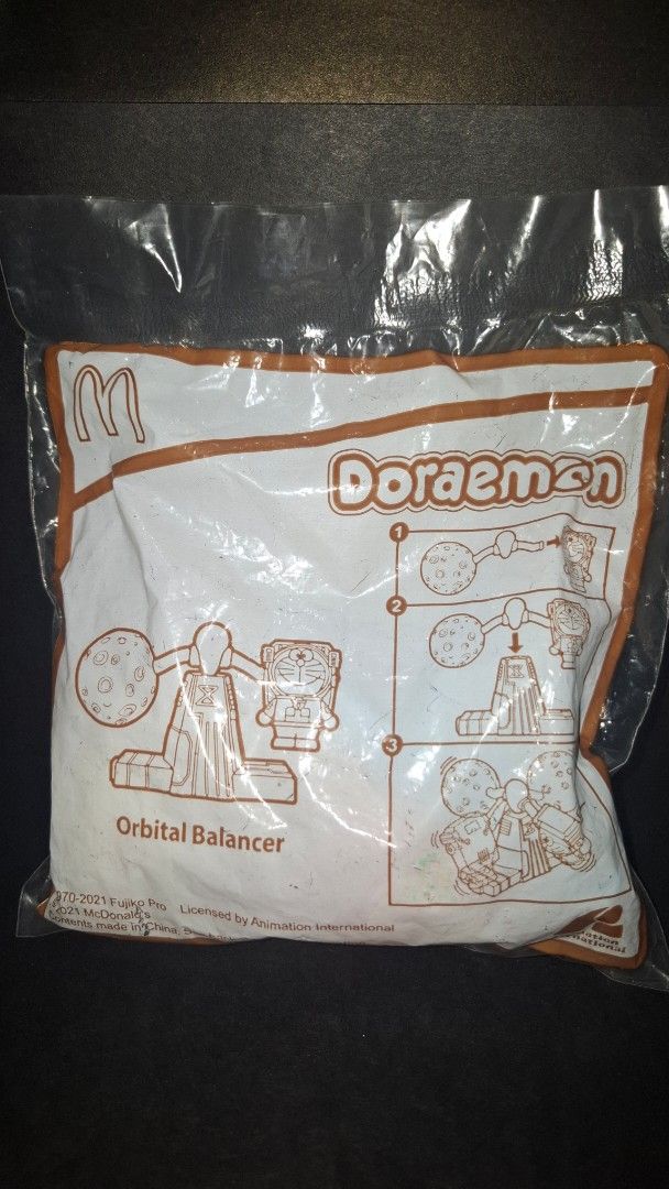McDonald's Doraemon Orbital Balancer Toy (Category: Character Goods) located in Taguig. Submitted by eagallano (Listing ID 1399094877, Image 1). Description: - Unsealed McDonald's Happy Meal toy - Toy: Orbital Balancer.