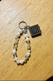Mini mirror pearl and sparkle bead charm chain64214533938178110