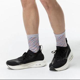 【💥Directly Shipped from Japan】Mizuno Lily Pattern Sports Running Socks Mid-length Socks64215239633922110