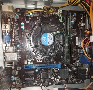 MSI H81M-E33 SOCKET 1150 Motherboard + Backplate ONLY. Accessories not included as shown in the picture.64212189425538110