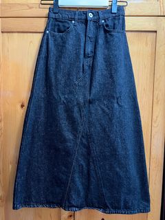 MUJI 丹寧A字裙64208320442369110