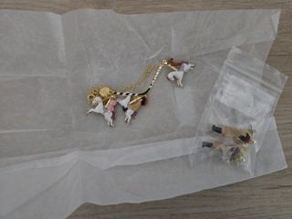 全新Mushroom N2小妹妹項鍊耳環Set64208116847489110