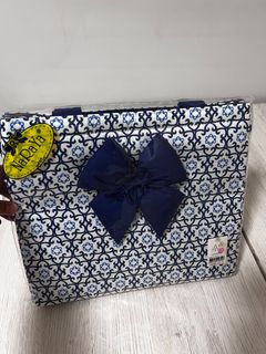 NaRaYa 藍色蝴蝶結手提包64215708023811110