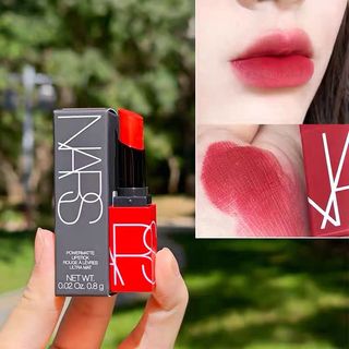 Nars纳斯 powermatte lip stick dragon girl细管哑光口红132唇膏0.8g小样 龙女红持色雾感64211778484226110