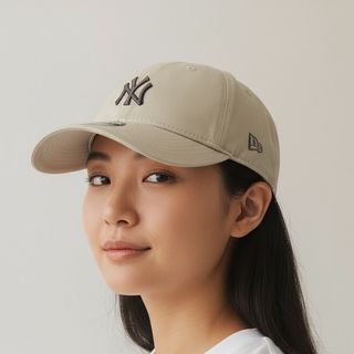 正品全新杏色New Era 硬身Cap帽 鴨舌帽米白肉色beige off white khaki cap 9Forty adustable64213240606593110