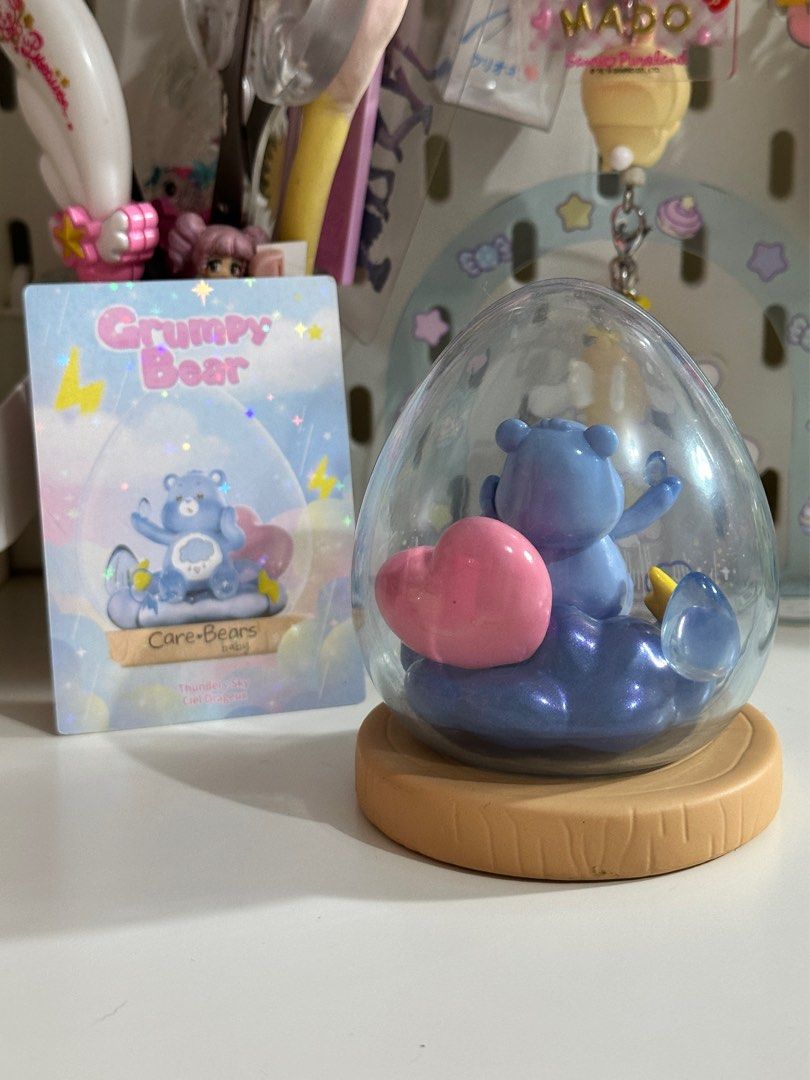 [NO BOX] MINISO Carebears Weather Forecast Grumpy Bear (Category: Designer & Blind Box Toys) located in Cainta. Submitted by pomocha (Listing ID 1399235419, Image 2). Description: ‼️Please read below first before purchasing‼️ 🍀No Box 🍀Includes original card it came with 🍀Do not buy if sensitive 🍀rfs: came back from a long trip and need to declutter asap 🍀You can dm me if you want to ask any more questions regarding the item .