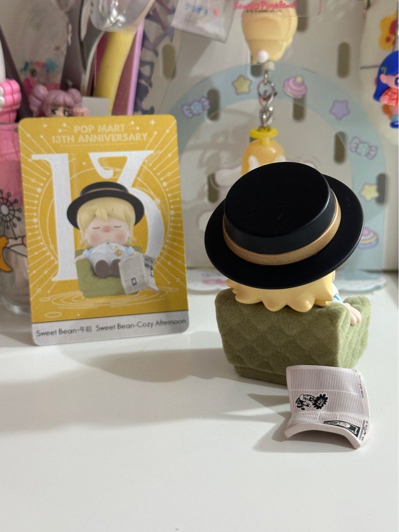 [NO BOX] Pop Mart Spotlight Sweet Bean (Category: Designer & Blind Box Toys) located in Cainta. Submitted by pomocha (Listing ID 1399237519, Image 2). Description: ‼️Please read below first before purchasing‼️ 🍀No Box 🍀Includes original card it came with 🍀Do not buy if sensitive 🍀rfs: came back from a long trip and need to declutter asap 🍀You can dm me if you want to ask any more questions regarding the item .