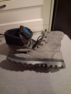 Palladium 灰色軍靴64213657086723110