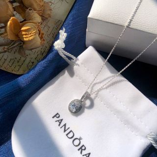 💜Pandora 潘多拉 925銀 頸鏈 項鏈 鎖骨鏈 情人節 生日禮物 Silver Necklace Valentine's Day Birthday Present64213023376513110